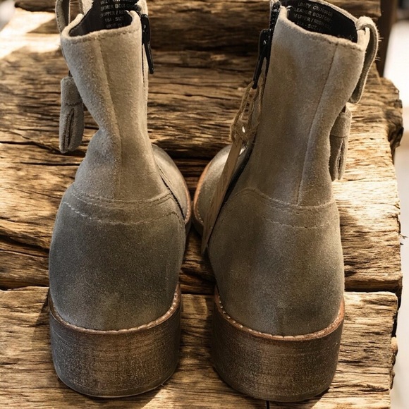NWT | Crevo Linley Suede Taupe Boots - 6.5 - Picture 6 of 12